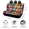 NWTRJ Macaron Biscuit Flavored Pastries Car Back Seat Covers Soft Waterproof Cars Rear Bench Cushion Covers Dust and Scratch Proof Auto Backrest Protector Cover Universal Fit Most Trucks SUV Van view 2