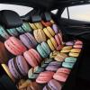 NWTRJ Macaron Biscuit Flavored Pastries Car Back Seat Covers Soft Waterproof Cars Rear Bench Cushion Covers Dust and Scratch Proof Auto Backrest Protector Cover Universal Fit Most Trucks SUV Van view 4