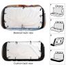 NWTRJ Starfish on The Beach Car Back Seat Covers Soft Waterproof Cars Rear Bench Cushion Covers Dust and Scratch Proof Auto Backrest Protector Cover Universal Fit Most Trucks SUV Van view 3