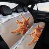 NWTRJ Starfish on The Beach Car Back Seat Covers Soft Waterproof Cars Rear Bench Cushion Covers Dust and Scratch Proof Auto Backrest Protector Cover Universal Fit Most Trucks SUV Van view 4