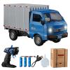 GoolRC Remote Control Truck for Teens, 2.4GHz 1:16 Remote Controlled Transport Car with LED Light & Spray Function, Rear Compartment Transport Goods, Toy Trucks for Teens Gifts view 1