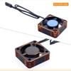 Auttoop Black-Orange 540 550 Motor Fan Replace Rocket 30x30mm Aluminum 28000RPM Motor Cooling Fan for 1/8 1/10 1/12 RC Car Universal 30mm Heat Dissipation Metal Fan view 2