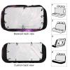 NWTRJ A Cat in Outer Space Car Back Seat Covers Soft Waterproof Cars Rear Bench Cushion Covers Dust and Scratch Proof Auto Backrest Protector Cover Universal Fit Most Trucks SUV Van view 3