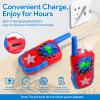 Vvinca Walkie Talkies for Kids Rechargeable, Spider Toys for Ages 3 4 5 6 7 8 9 10 Boys Girls Christmas Birthday Gifts for 3-12 Year Old, 2 Way Radio 22 CH VOX Long Range Walkie Talkie with Flashlight view 3