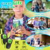Vvinca Walkie Talkies for Kids, Rechargeable Toys for Ages 3 4 5-7 8-12 Year Old Boys Girls with Flashlight 22CH 2 Way Radio, 3 KM Long Range Walkie Talkie for Adventure Game Camping view 3