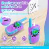 Vvinca Rechargeable Walkie Talkies for Kids 4 Pack, 5-7 Year Old Boy Toys Long Range 22 Channels 2 Way Kids Walkie Talkie with Flashlight for Camping Hiking Indoor Outdoor 3 4 5 6-12 Girl Boy Gift view 2