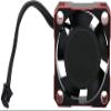 Auttoop Aluminum 32000RPM 25x25MM RC Cooling Fan Remote Control Vehicle Heat Dissipation Fan RC Electronic Speed Controller Strong Metal Fan for 1/10, 1/8, 1/12 Scale RC Car 25Mm Rc Fan Black Red view 2