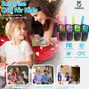 Vvinca Walkie Talkies for Kids Rechargeable 4 Pack, 3 Mile Walkie Talkie Long Range, Christmas Birthday Gift for Age 3-12 Boy Girl with Flashlight 22CH 2 Way Radio for Adventure Camping Outdoor Hiking view 2