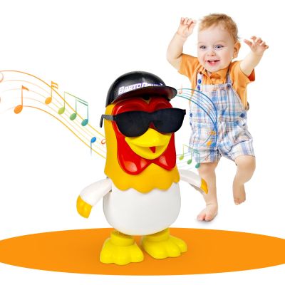 TOYMAKER La Granja de Zenon Black Hats Bartolito Chicken Baby Toys Dancing Toddlers Toys Music Kids Interactive Early Learning Educational 1 2 3 4 Year Old Boys Girls Birthday Thanksgiving Christmas