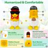 TOYMAKER La Granja de Zenon Black Hats Bartolito Chicken Baby Toys Dancing Toddlers Toys Music Kids Interactive Early Learning Educational 1 2 3 4 Year Old Boys Girls Birthday Thanksgiving Christmas view 4