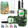 Vvinca Walkie Talkies for Kids Rechargeable 2 Pack, Army Toys for Boys Girls Ages 3-13 Outdoor Military Camping Toy, 3KM Long Range Walkie-Talkie 2 Way Radios 22 CH with Flashlight Birthday Gift view 1