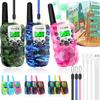 Vvinca Walkie Talkies for Kids Rechargeable 3 Pack, Army Toys for Boys Girls Ages 3-13 Outdoor Military Camping Toy Birthday Gift, Walkie-Talkie 3KM Long Range 2 Way Radios 22 CH with Flashlight view 1