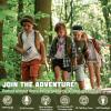 Vvinca Walkie Talkies for Kids Rechargeable 3 Pack, Army Toys for Boys Girls Ages 3-13 Outdoor Military Camping Toy Birthday Gift, Walkie-Talkie 3KM Long Range 2 Way Radios 22 CH with Flashlight view 4