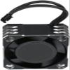 Auttoop Black Silver Electronic Controller Fan 32000RPM Cooling Fan Aluminum Remote Control Vehicle Heat Dissipation Fan RC Speed Controller Strong Metal Fan for 1/10, 1/8, 1/12 Scale RC Car view 2