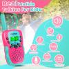 Walkie Talkies for Kids, 3 Miles Long Range 22 Channels 2 Way Rechargeable Kids Walkie Talkie with Flashlight for Camping Hiking Indoor Outdoor Toy 3 4 5 6-12 Boy Girl Birthday Gifts 2 Packs view 4