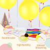 24 Pcs Yellow Punch Balloons Bounce with Rubber Band Handle Punching Balloon Heavy Duty for Birthday party favors, Kid (Yellow) view 3