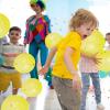 24 Pcs Yellow Punch Balloons Bounce with Rubber Band Handle Punching Balloon Heavy Duty for Birthday party favors, Kid (Yellow) view 4