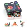 Vilac - Set of 20 Animal Magnets by Andy Westface - Immerse Yourself in The Rainbow Universe with These Colourful Wooden Magnets - Stimulate Imagination and Creativity view 2