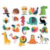 Vilac - Set of 20 Animal Magnets by Andy Westface - Immerse Yourself in The Rainbow Universe with These Colourful Wooden Magnets - Stimulate Imagination and Creativity view 3
