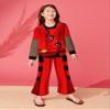 ENQANGE Rise Red Costume Outfits for Kids Girls Halloween Princess Musical Party Dress Up Clothes view 2