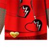 ENQANGE Rise Red Costume Outfits for Kids Girls Halloween Princess Musical Party Dress Up Clothes view 4