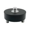 Black Fixed Type Three-Jaw Tribrach Adapter With 5/8"x11 Mount Rotate Screw For GPS Prisms Surveying Adaptor view 1