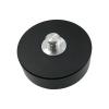 Black Fixed Type Three-Jaw Tribrach Adapter with 5/8" x11 Mount Rotate Screw for GPS Prisms Surveying Adaptor view 3