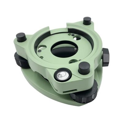 Three-Jaw Green Tribrach Without Optical Plummet 5/8 for Total Station