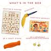 BuzzySaw Cardboard Crafter Set | Kids Safe Cutter/Knife | Three-in-One Tool [One Tool. Infinite Creations!] STEM | Educational | Classroom | 53 Piece Set view 3
