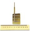 RC Boat Waterproof Brass Rudder Rod Dia 4mm Sleeve Height 30/40/50/60mm Welding Steering Rudders for RC Simulation Scale Ship(Sleeve Height 40mm) view 3