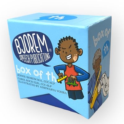 Bjorem Speech Box of TH Speech Therapy and Phonemic Awareness Cards for Voiced & Voiceless TH Sounds | Engaging Speech Development Tool for Kids 3+
