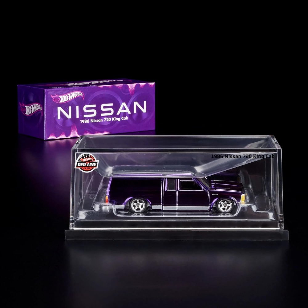 Hot Wheels RLC 1986 Nissan 720 King Cab Purple