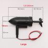 2PCS RC Fishing Bait Boat 8.4V Underwater Underwater Thruster Motor Waterproof Propulsor Engine Parts with 3-Blades Propeller(Length 10cm) view 3