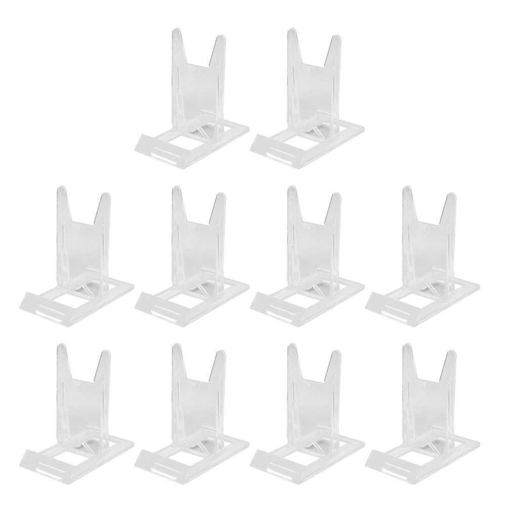 10pcs Adjustable Display Stand For Plates Platters Photo Frame Rack Festival Party Decorations For Office