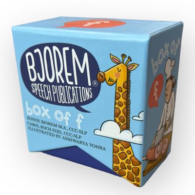 Bjorem Speech Box of F Sound - Speech Therapy and Phonemic Awareness Tool for Kids Learning the F Sound