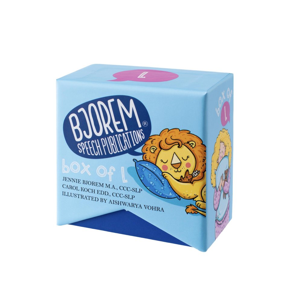 Bjorem Speech Box of L Sound - Speech Therapy and Phonemic Awareness Tool for Kids Learning The L Sound