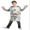 100 Dollar Bill Costume for Kid's - Funny Halloween Dress-Up - Cash Money Costume - One Hundred Dollar Costume view 1