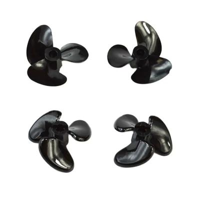 2Pairs RC Boat Dia. 34mm 30mm 26mm Three-Blade Fully Immersed Paddle Positive Negative Propellers PC Material Props RC/Simulation Boat(2pairs 26x3mm)