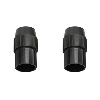 2PCS Telescopic Tube Plastic Connector 16-19mm Stainless Steel Dip Net Pole Telescoping Pipe Clamp Fixed Lock for Outdoor Hobby(34-32mm)