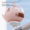 Baby Stroller Fan Quiet Rechargeable Flexible Clip On with Night Light for Baby Stroller view 4