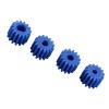26pcs Plastic Spindle Gear & Sleeve Set for Model Making - Wearing and Long Lasting - for All Kinds of Cars, Robots - WhiteBlue Plastic Gear view 2