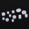 26pcs Plastic Spindle Gear & Sleeve Set for Model Making - Wearing and Long Lasting - for All Kinds of Cars, Robots - WhiteBlue Plastic Gear view 3