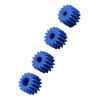 26pcs Plastic Spindle Gear & Sleeve Set for Model Making - Wearing and Long Lasting - for All Kinds of Cars, Robots - WhiteBlue Plastic Gear view 4