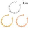 Adjustable Rings 3Pcs Bead Diy Stress Relief Rings Ring Rings Anxiety Open Rings Unisex view 2