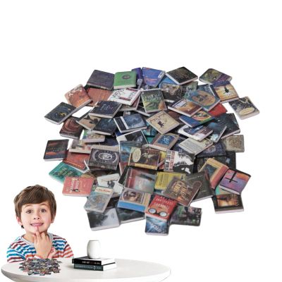 200 Miniature Books Model Doll House Accessories, Miniature Books for Doll House Decoration, Tiny House -ni Books Decorations for Bedroom Living Room Decor