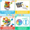 iuuoi 70Pcs Tetra Board Game for Kids & Adults 4-8 8-12, Team Building Blocks Stacking Game, Stacking Balance Blocks Toy for Family Friend, 2 Players+ Family Games view 4