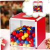 Veesper 50Pcs Bingo Balls, Hollow PP 1.57in Lottery Balls, Smooth Vibrant Raffle Balls, Round Lottery Balls for Lottery Ball Machine Party, Yellow view 4