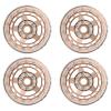 1.9" RC Beadlock Wheels Rims for 1/10 Scale RC Crawler (Set of 4) - Compatible with Traxxas TRX4, TRX6, Axial SCX10, SCX10 III, AXI03007, and D90 (Bronze) view 2