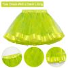ADREIT Kids Disgust Costume Joy Costume Rainbow Tutu Dress Set for Girls Movie Cosplay Halloween Outfits with Wig view 4