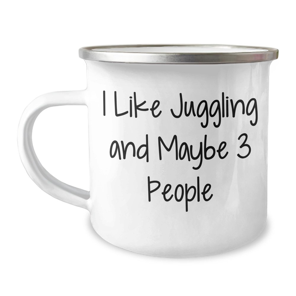 Amangny Juggling Enthusiast Camping Mug - Gifts from Friends for Juggling Birthday